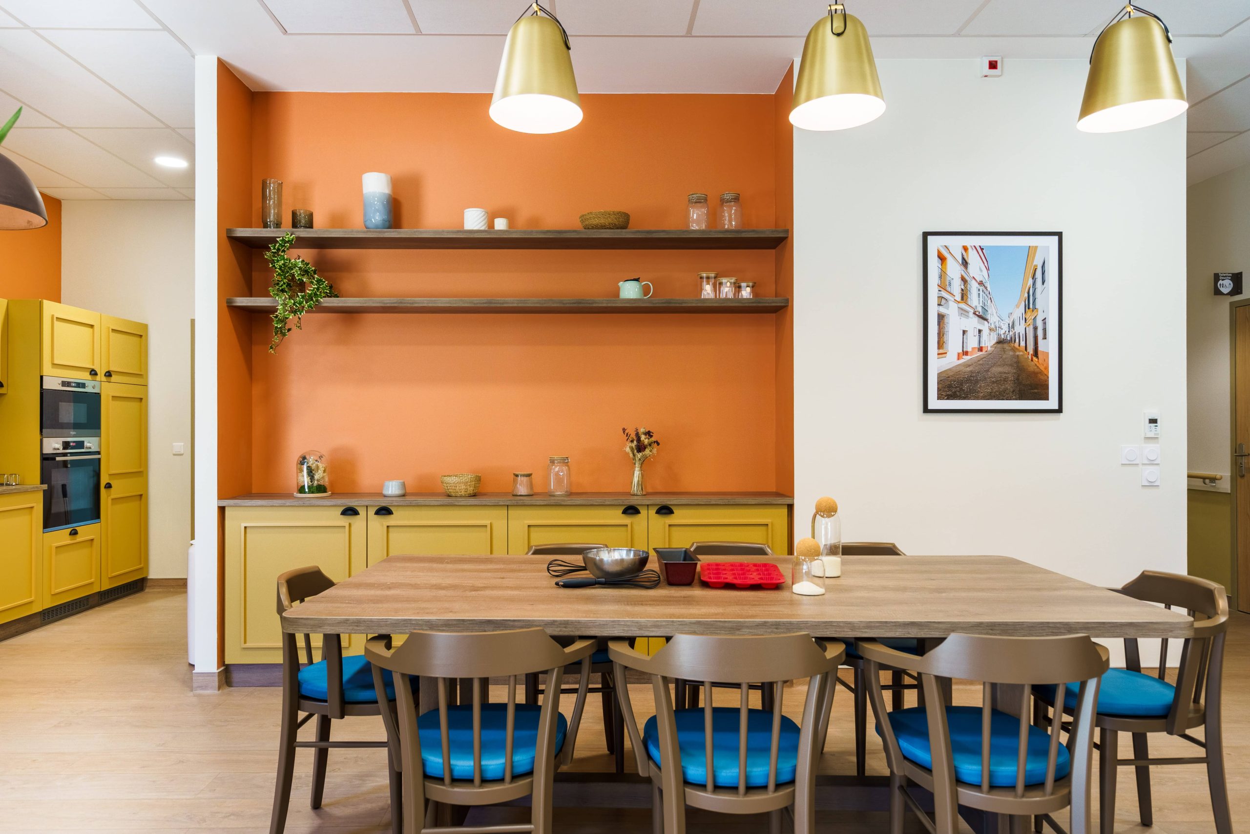 EHPAD Henri IV cuisine salle à manger