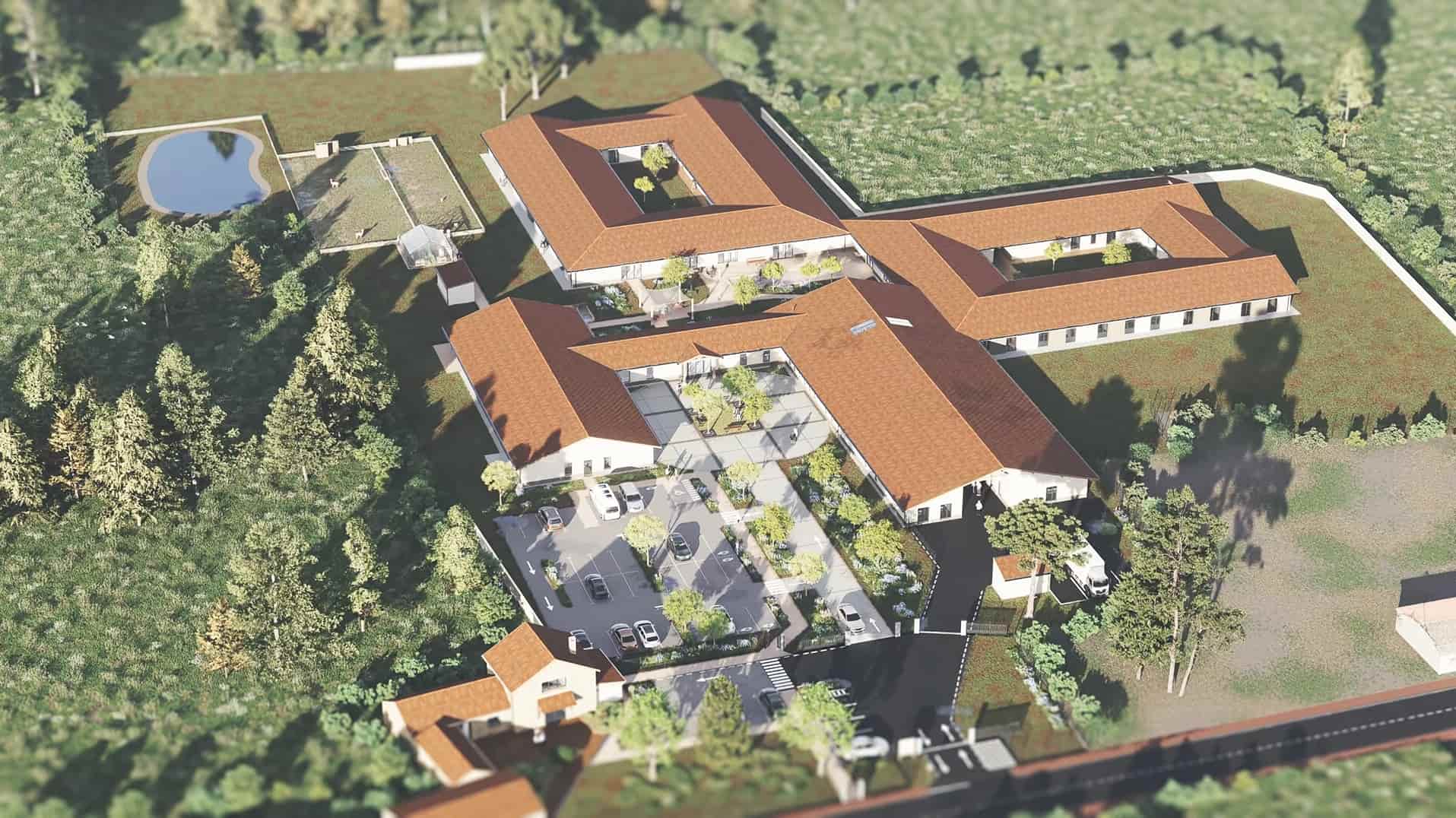 Foyer de Vie l'Estuaire vue drone