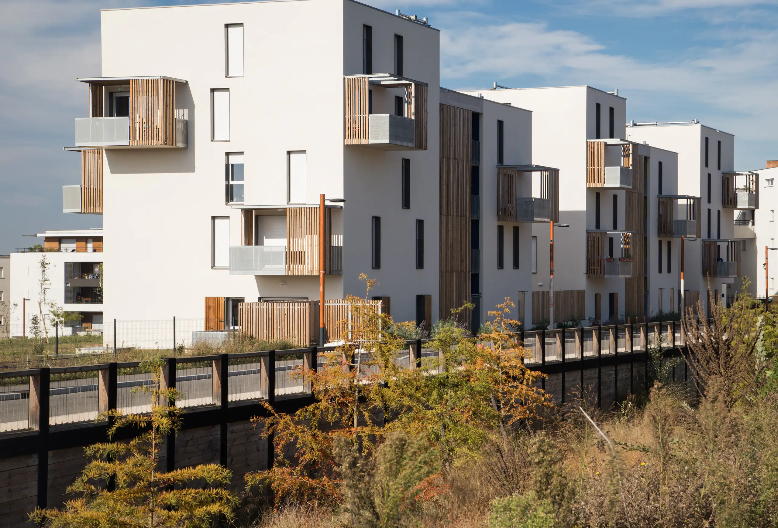 Résidence Les portes du Jardin vue de loin