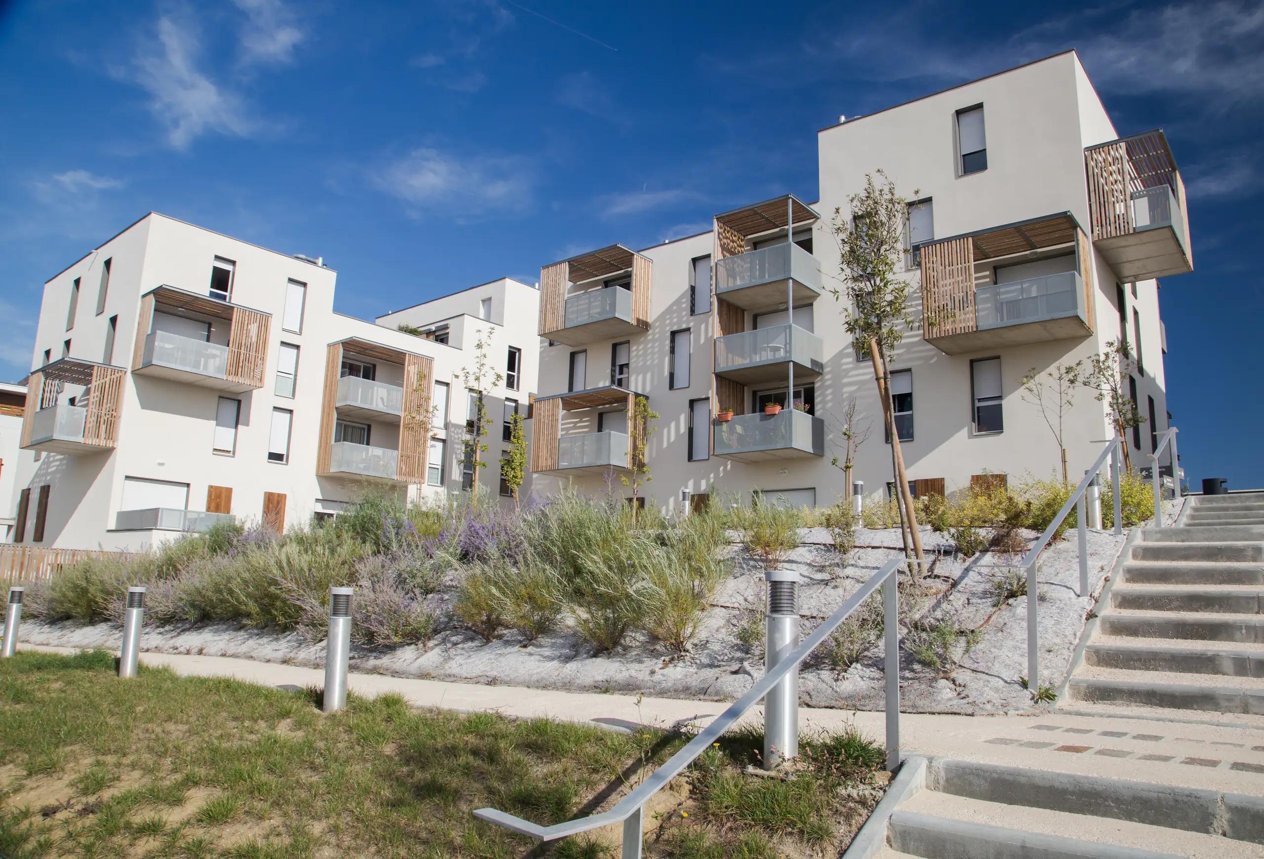 Résidence Les portes du Jardin vue de côté