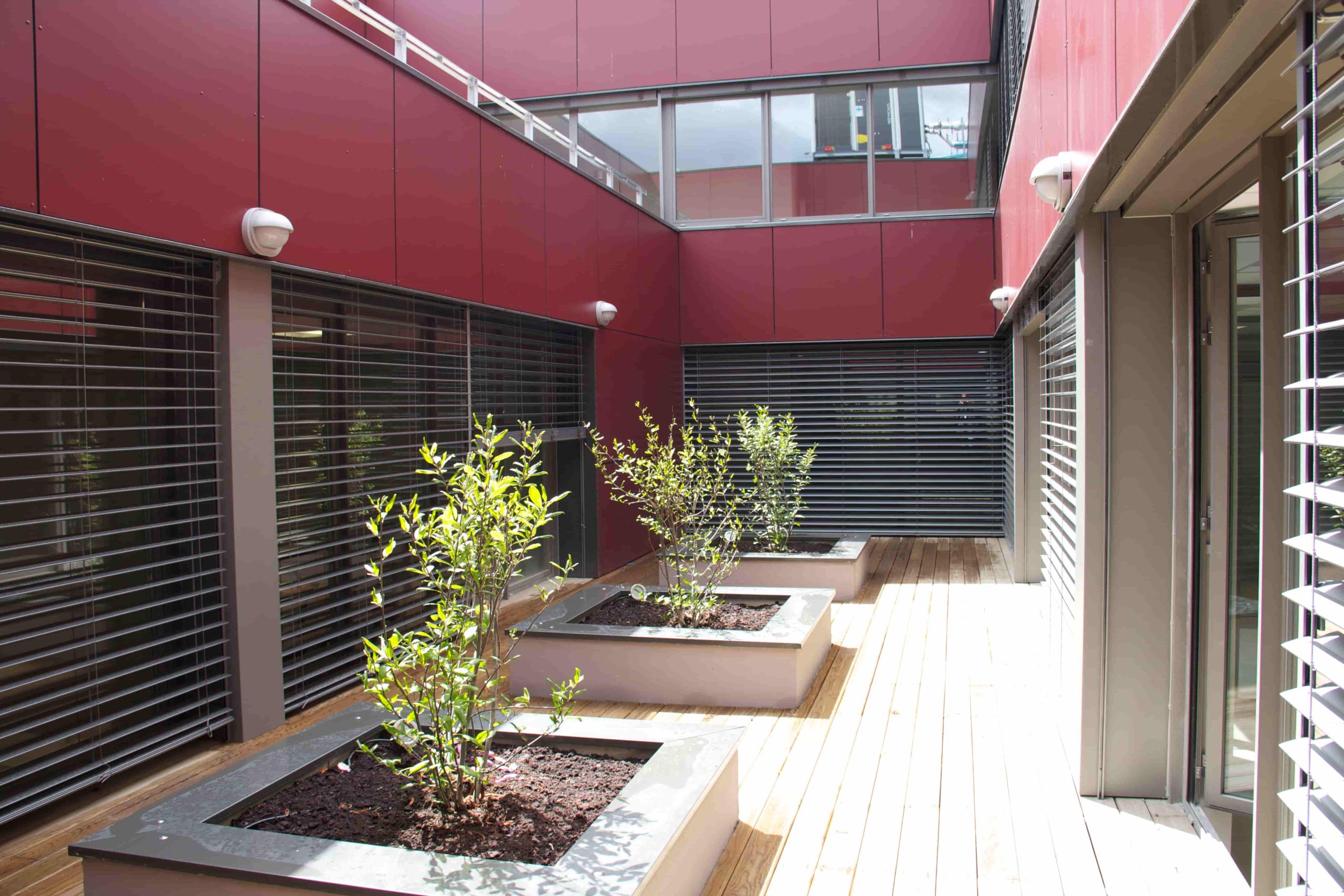 Maison des Solidarités vue de l'intérieur