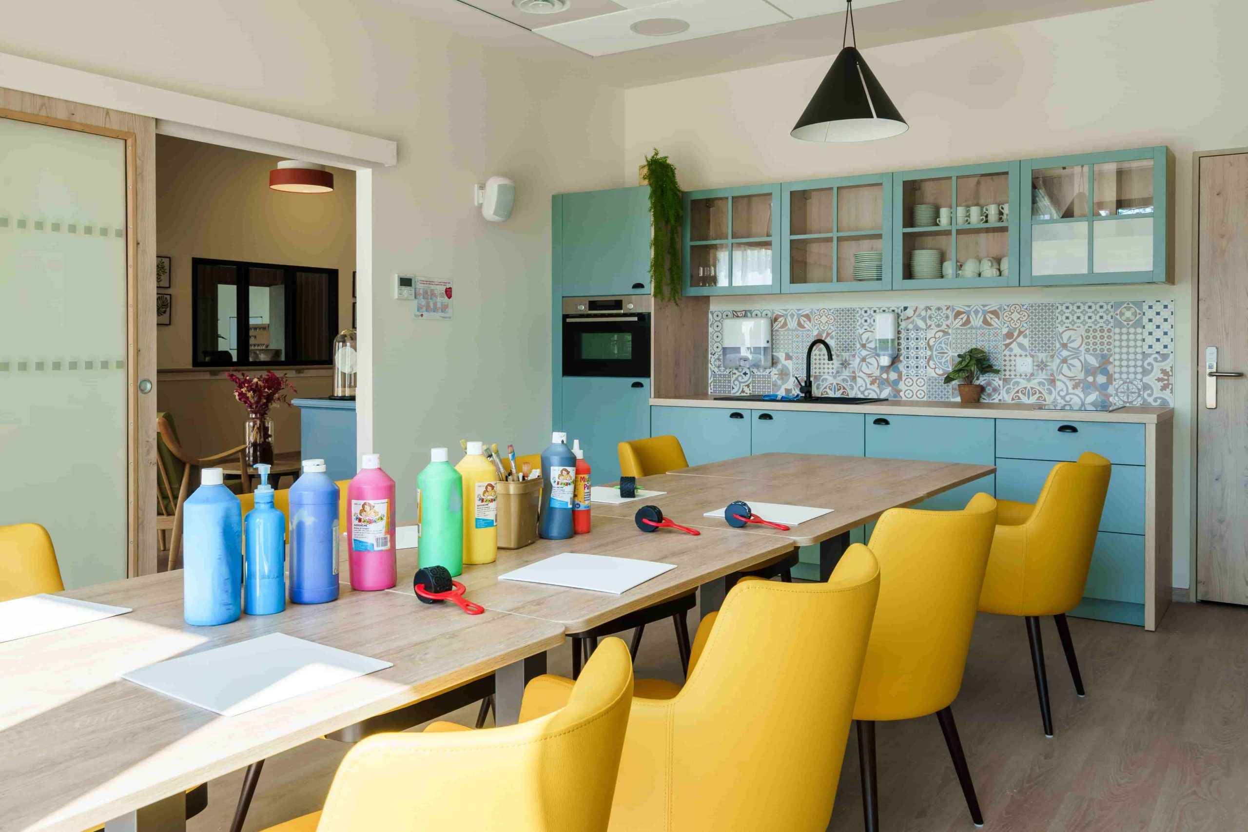 EHPAD et Résidence Senior des Grands Chênes salle d'activité